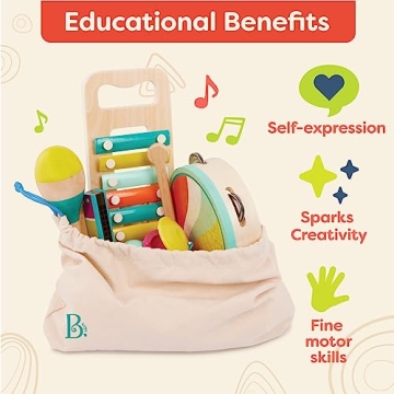 B. toys Make a Melody 9pc Musical Instruments for Kids