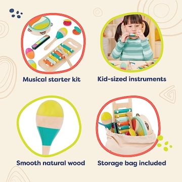B. toys Make a Melody 9pc Musical Instruments for Kids