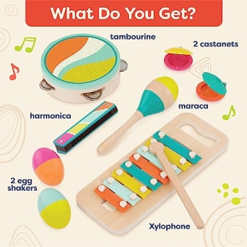 B. toys Make a Melody 9pc Musical Instruments for Kids