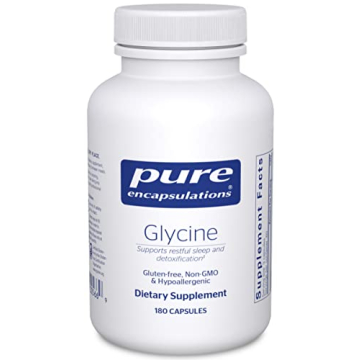 Pure Encapsulations Glycine - Supports Restful Sleep & Liver Detox - Vegan Capsules 180 Count