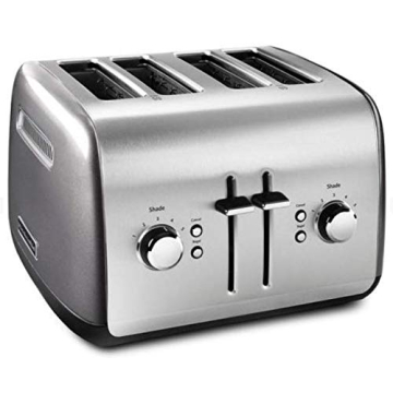KitchenAid KMT4115QG Toaster 4 Extra-Wide Slots Liquid Graphite
