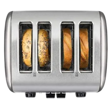 KitchenAid KMT4115QG Toaster 4 Extra-Wide Slots Liquid Graphite
