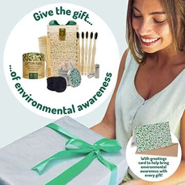 Eco Friendly Sustainable Gifts for Women Box Set - 5 Eco Friendly Products in a Zero Waste Gift Box ...