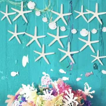 Cheerland Seashell Garland for Under The Sea Decorations