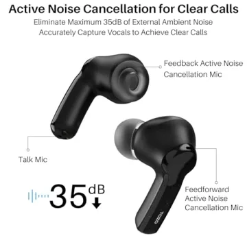 TOZO NC2 Premium Noise Cancelling Wireless Earbuds