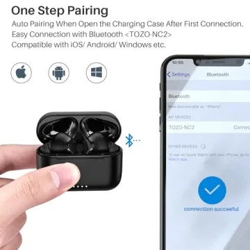 TOZO NC2 Premium Noise Cancelling Wireless Earbuds