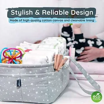 StarHug Diaper Caddy Organizer for Effortless Baby Care