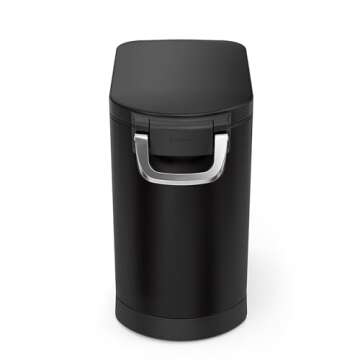 simplehuman Medium Pet Food Storage Container - Airtight, Stylish & Durable