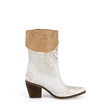 Women's White Cowgirl Boots - Elegant Western Style Footwear