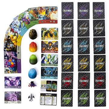 Dragamonz, Ultimate Dragon 6-Pack, Collectible Figure and Trading Card Game, for Kids Aged 5 and Up