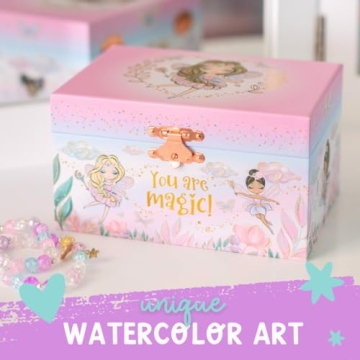 Musical Fairy Jewelry Box for Girls - Giggle & Honey