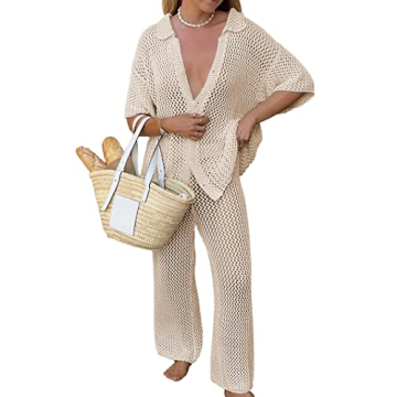 Famulily Crochet Beach Cover-Up Set for Stylish Summer