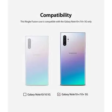 Ringke Fusion Case for Galaxy Note 10 Plus - Clear & Shockproof