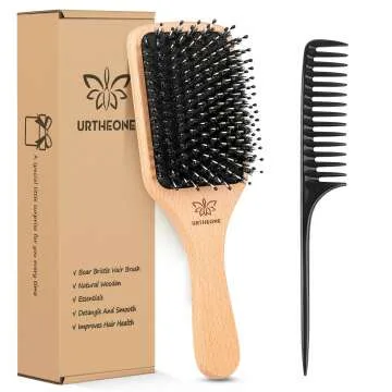 KidsBest Boar Bristle Hair Brush for All Hair Types