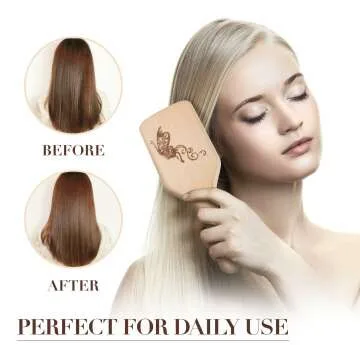 KidsBest Boar Bristle Hair Brush for All Hair Types