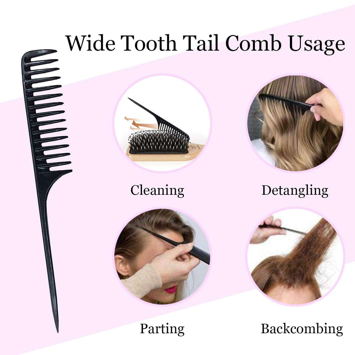 KidsBest Boar Bristle Hair Brush for All Hair Types