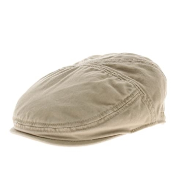 Stetson Men's Paradise Cotton Flat Cap - Stylish Summer Hat