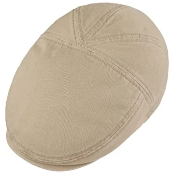 Stetson Men's Paradise Cotton Flat Cap - Stylish Summer Hat