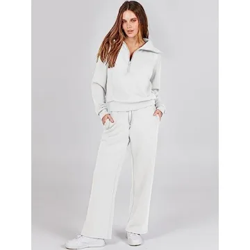 Luxurious ANRABESS 2 Piece Sweatset for Everyday Style