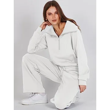 Luxurious ANRABESS 2 Piece Sweatset for Everyday Style