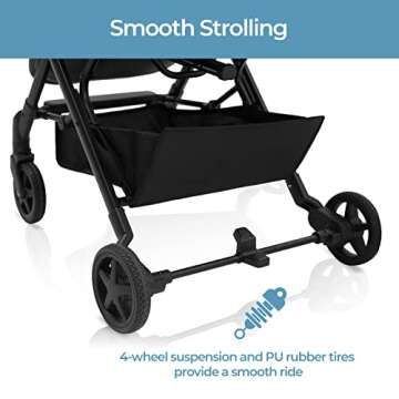 Mompush Lithe: Ultra Lightweight Travel Stroller