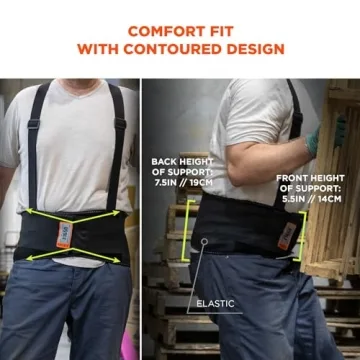 Ergodyne ProFlex 1650 Back Support Belt - Medium Size