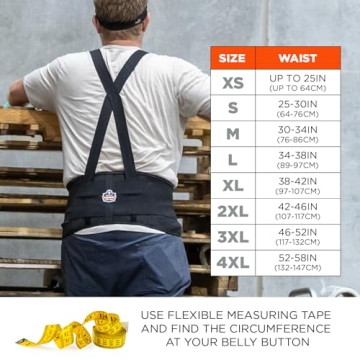 Ergodyne ProFlex 1650 Back Support Belt - Medium Size