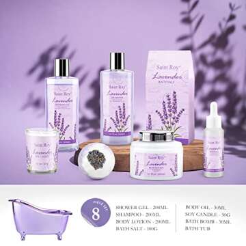 Lavender Spa Gift Baskets for Women - Perfect Self-Care Gift