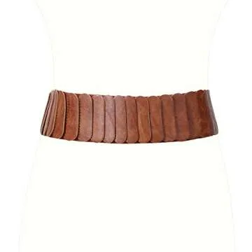 Stylish WHIPPY Women Wide Elastic Waist Belt for Any Occasion