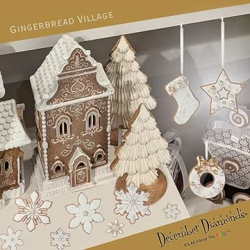 December Diamonds Gingerbread Tree With Icing Decoration