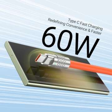 BROWEY Multi Charging Cable, 3 in 1 Charger Cord, 60W USB-C Fast Charge, 4ft Multiple USB Cable Universal Charging Cord with iOS/Type-C/Micro USB, for Phones, iPad, MacBook