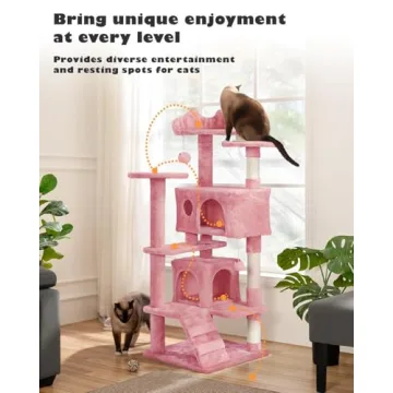 Yaheetech 54in Multi-Level Cat Tree Tower for Cats