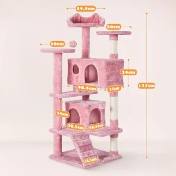Yaheetech 54in Multi-Level Cat Tree Tower for Cats