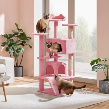 Yaheetech 54in Multi-Level Cat Tree Tower for Cats
