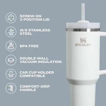Stanley Quencher H2.0 Tumbler 40 oz - Travel Ready & Stylish