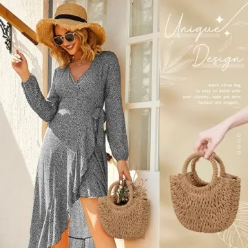 Chic Summer Straw Bag for Women - Perfect for Any Occasion