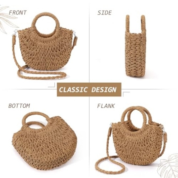Chic Summer Straw Bag for Women - Perfect for Any Occasion