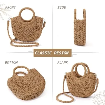 Chic Summer Straw Bag for Women - Perfect for Any Occasion