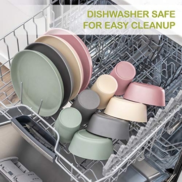 WeeSprout Bamboo Toddler Cups - 4 pc Set (10 fl oz), Organic & Non-Plastic Cup Pack for Toddlers, Big Kids or Baby, Natural