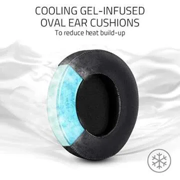 Razer Kraken Gaming Headset: Lightweight Aluminum Frame, Retractable Noise Isolating Microphone, for PC, PS4, PS5, Switch, Xbox One, Xbox Series X & S, Mobile, 3.5 mm Audio Jack - Mercury White