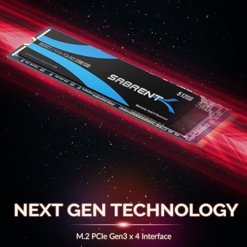 SABRENT 512GB Rocket NVMe SSD for Ultimate Performance