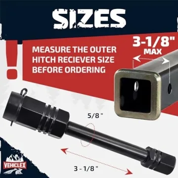 Locking Hitch Pin for 2" Receiver | Vehiclex Heavy Duty