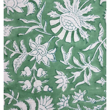 Ridhi Mint Green Cocktail Cotton Napkins Set of 6