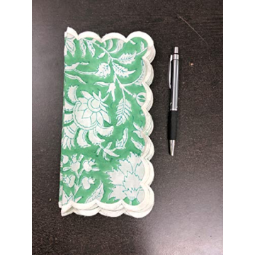 Ridhi Mint Green Cocktail Cotton Napkins Set of 6