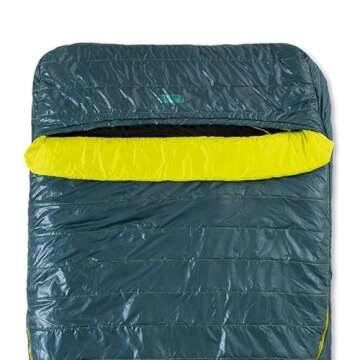 NEMO Jazz Double Sleeping Bag - Comfort for 2 Outdoors
