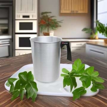 EricX Light Candle Making Pot with Dripless Spout & Handle