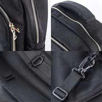 NADAENMF Barber Supplies Bag Organizer for Clippers and Supplies, Portable Clipper Bags and Cases for Men, Hairstylist Clipper Backpack for Barber Tools Storage Traveling Bag Case