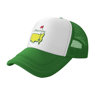 Yeltajev Adjustable Green Golf Cap: Masters & Hip Hop Style