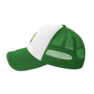 Yeltajev Adjustable Green Golf Cap for Masters Hip Hop Style