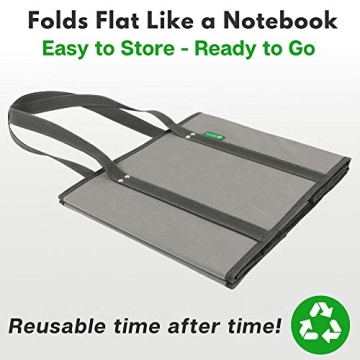 Creative Green Life Reusable Grocery Bags - Heavy Duty 3 Pack